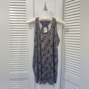 Fullbeauty Sport 22/24 Active Workout Swing Tank Gray Black